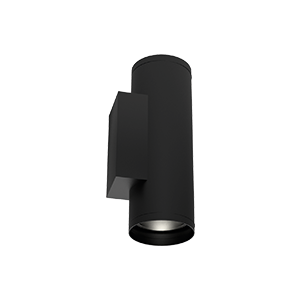 Светодиодный светильник VARTON архитектурный Gutta Twin 2x10 Вт 5000 К IP67 60 градусов RAL9005 черный